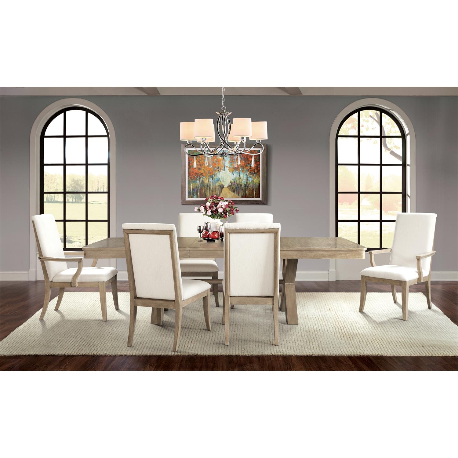 Riverside Dining Room Trestle Dining Table Top 50352 Seaside