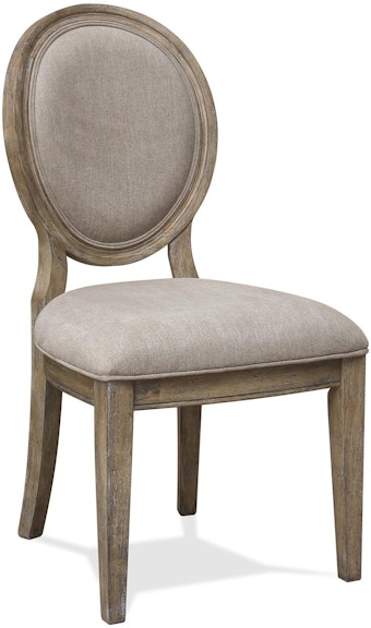 Riverside Sonora Snowy Desert Upholstered Oval Side Chair 54957 54957