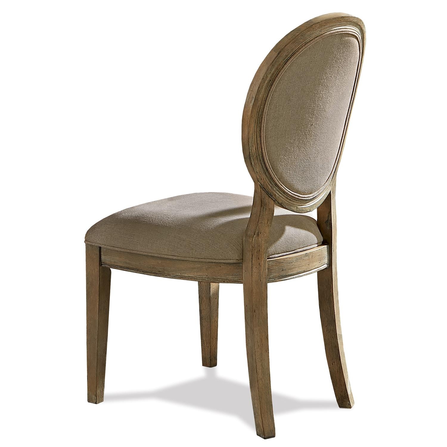 Riverside Casual Dining Upholstered Oval Side Chair 54957 High Point
