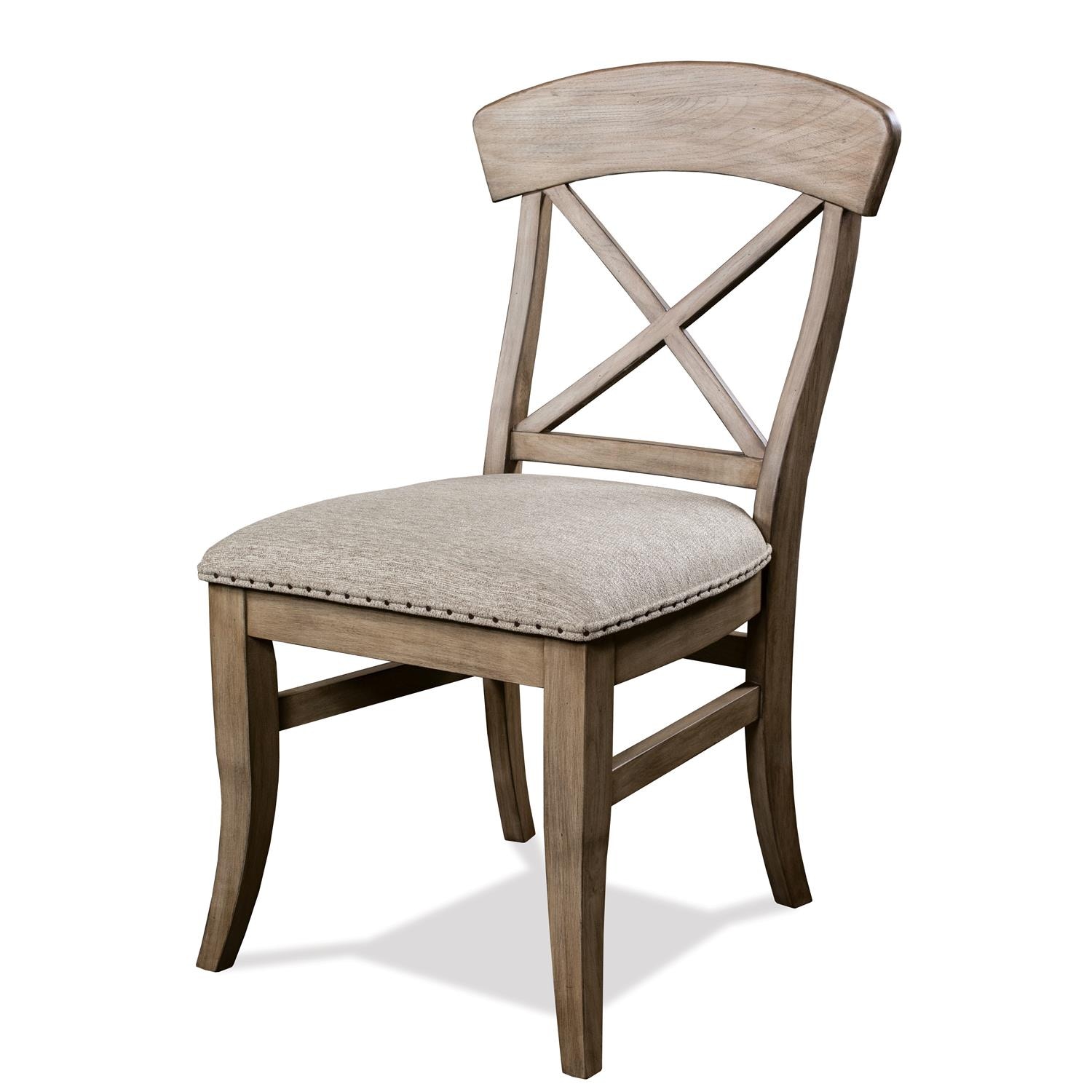 x back upholstered dining chair