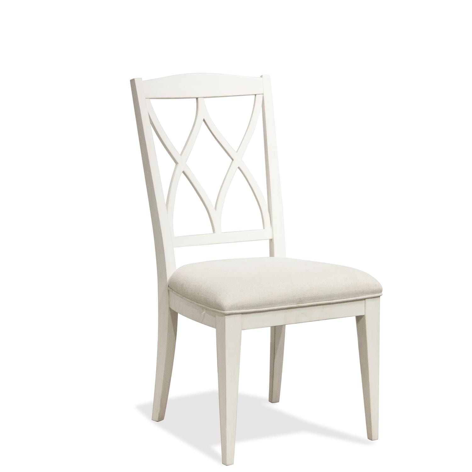 Cross back 2024 upholstered dining chair