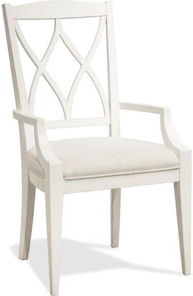 Riverside Myra Paperwhite Xx-Back Upholstered Arm Chair 59398 59398