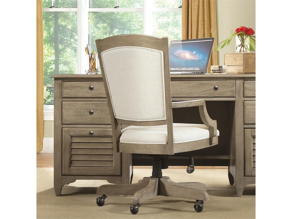 Upholstered home clearance office chair