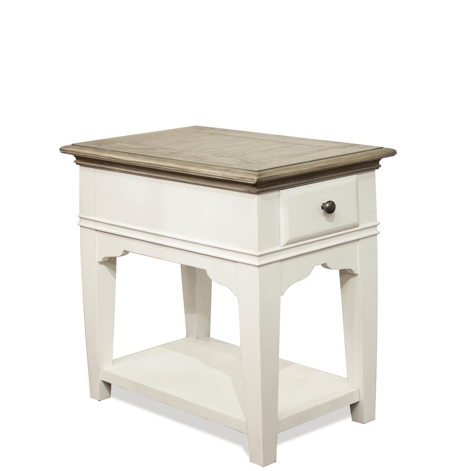 Riverside Chairside Table Thick Top Riverside- Coffee, Chairside