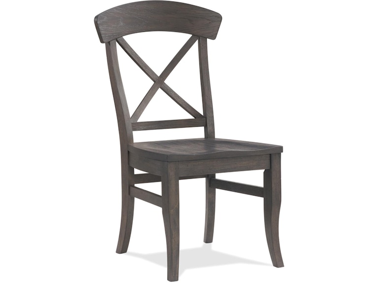 Riverside Harper Matte Black X-Back Side Chair 60257 129191366