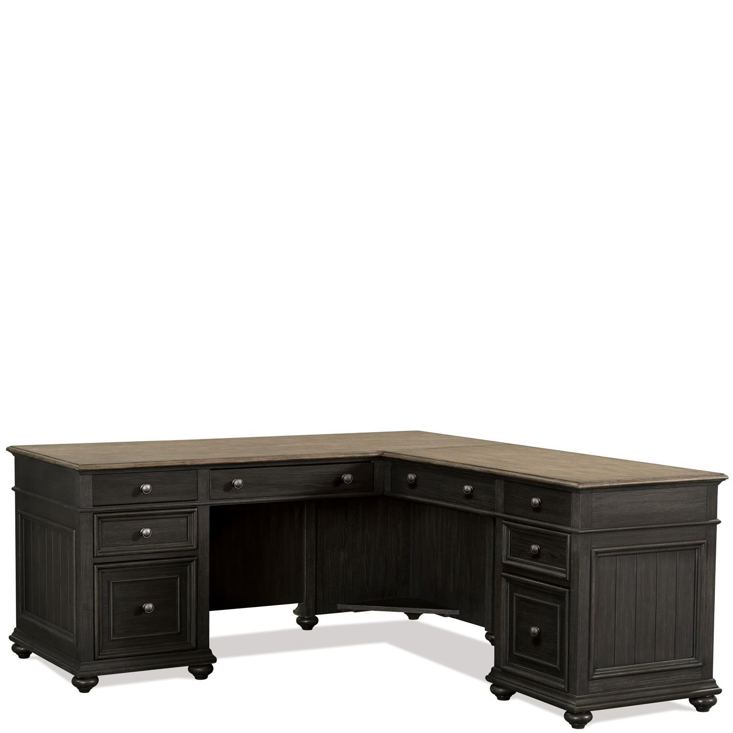 riverside l shaped desk