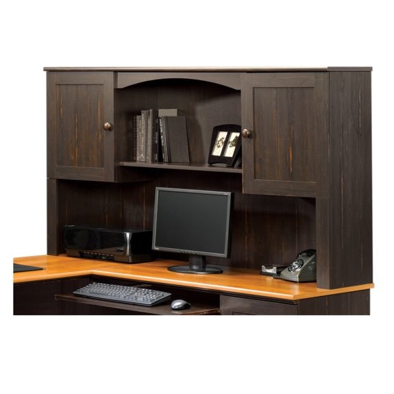 Shop Our Harbor Antique Paint View Hutch By Sauder 403786 Joe