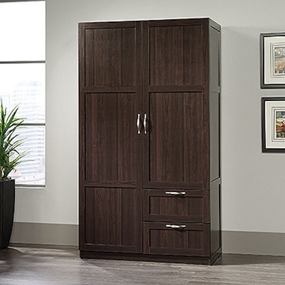 Sauder Home Office Wardrobe Storage Cabinet 420055 Crown