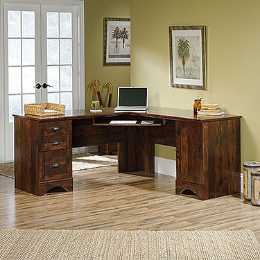 Sauder computer desk 2024 with drawers