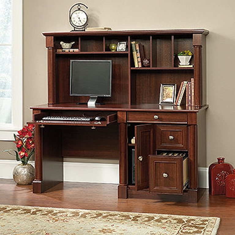 Sauder Home Office Computer Desk With Hutch 424814 Crown