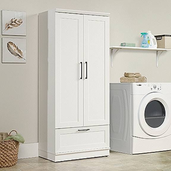 Soft White Wardrobe/Storage Cabinet