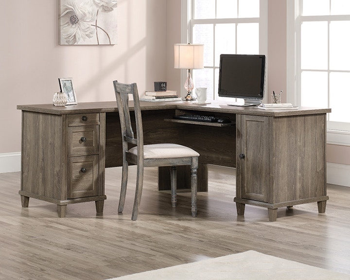 Sauder Home Office L Shaped Desk 423527 Crown Furniture