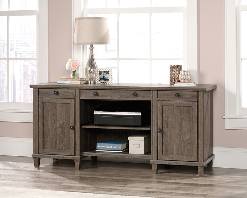 Sauder Living Room Credenza 423529 Crown Furniture Electronics