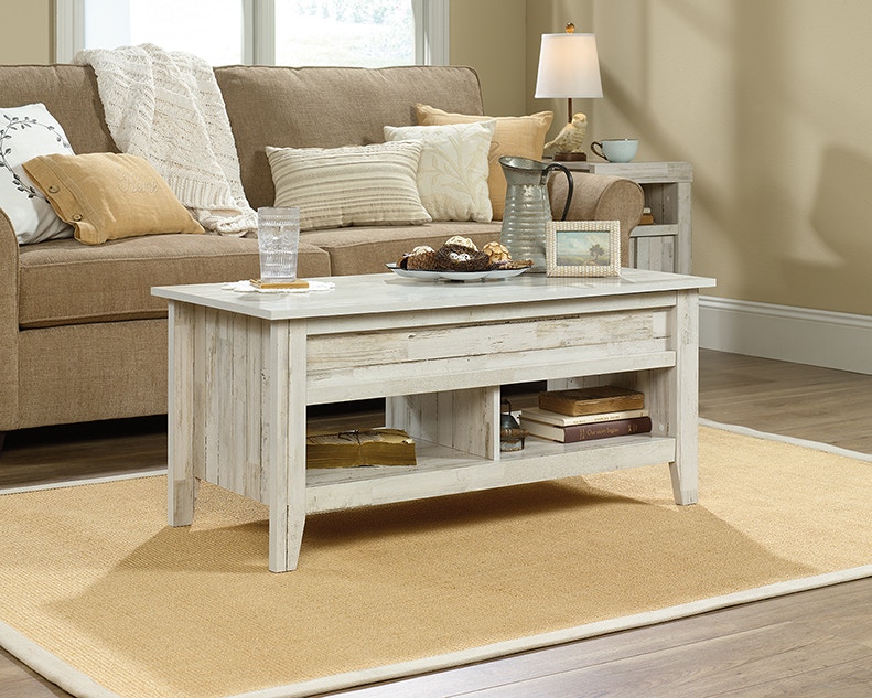 Sauder dakota pass side shop table