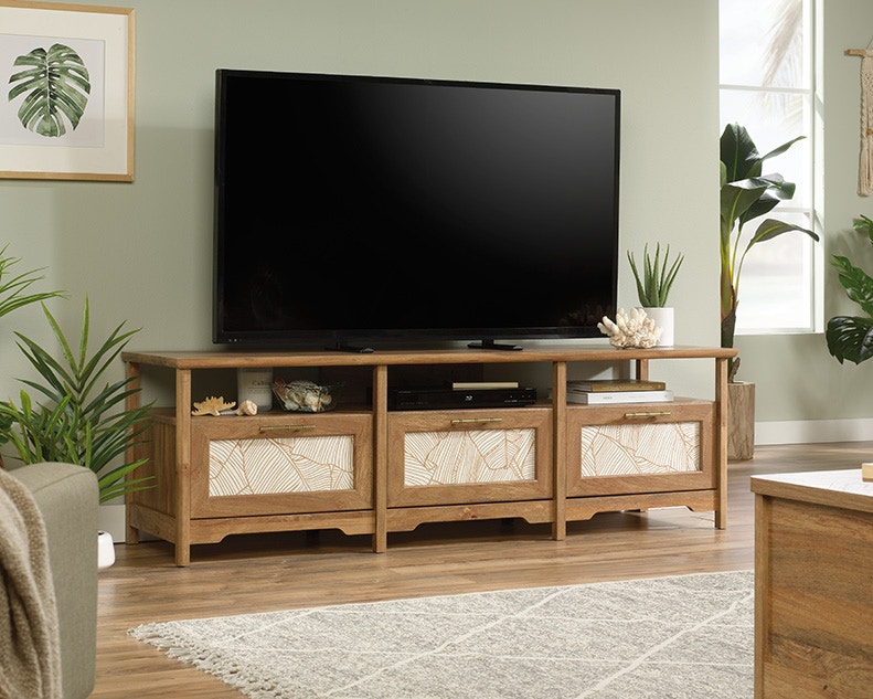 Sauder entertainment clearance credenza