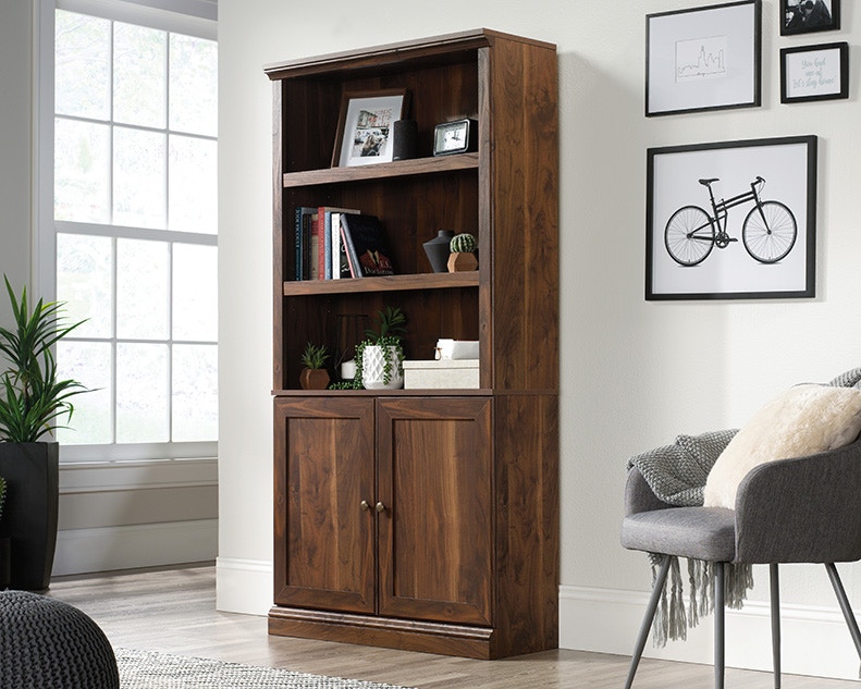 sauder bookcase doors