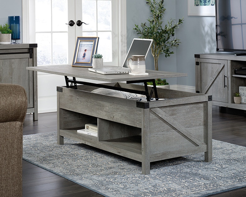 sauder lift top desk