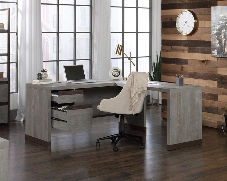 Sauder mystic on sale oak desk