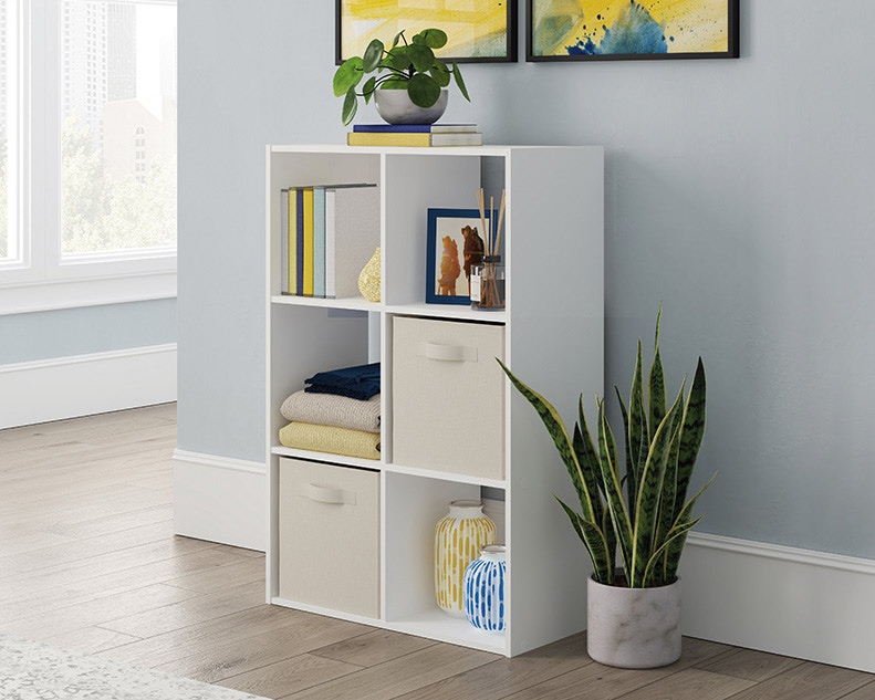 Furniture 6 Cube factory Organizer, white