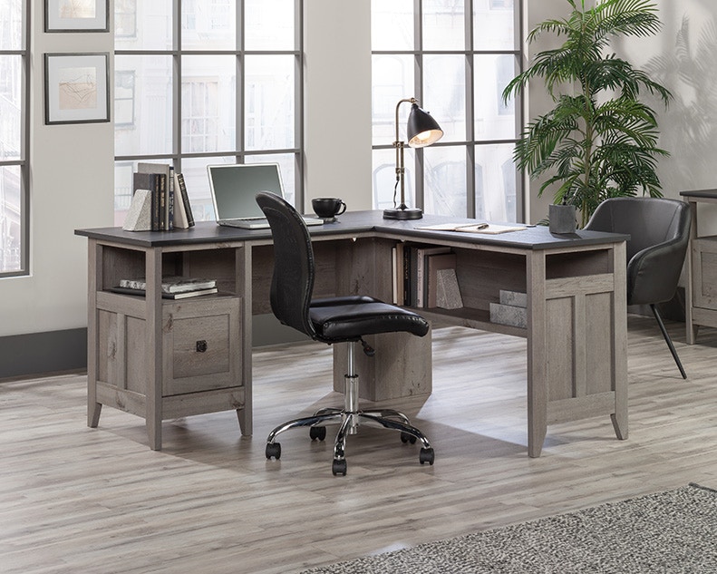 Sauder l on sale shaped desk