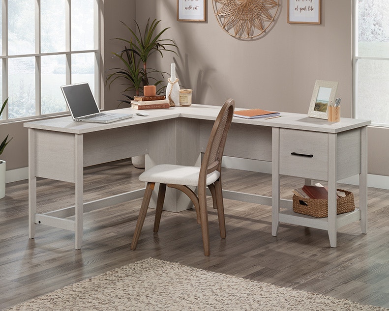 Shop our LShaped DeskLShaped Home Office Desk with Drawer by Sauder