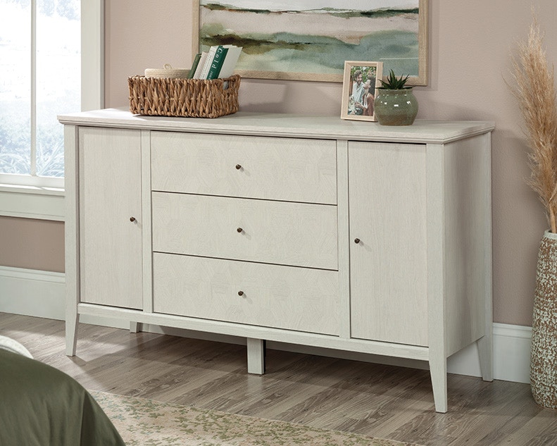 Sauder on sale white dresser