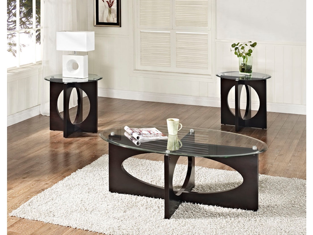 Standard Furniture Living Room 3 Pack Table Set