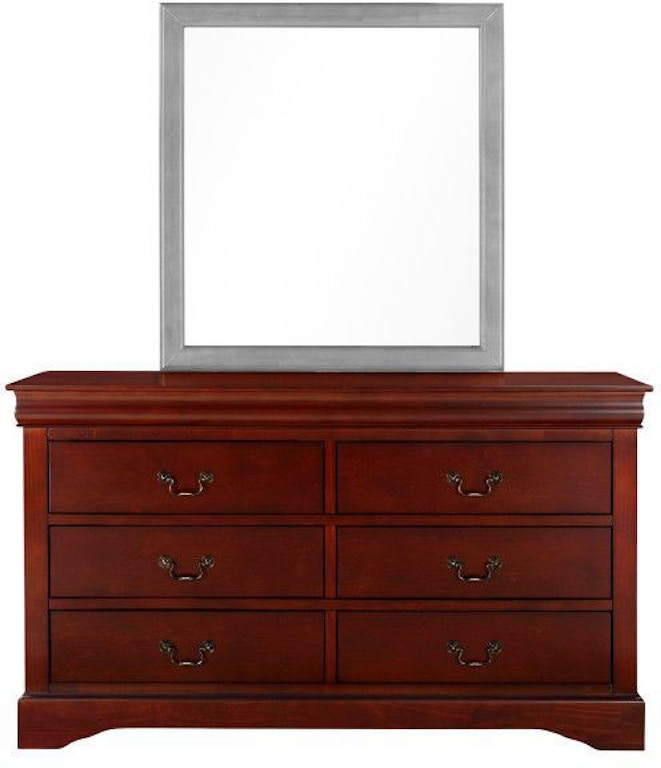 Standard Furniture Bedroom Lewiston Dresser Dark Cherry Brown 80409 Z R Furniture