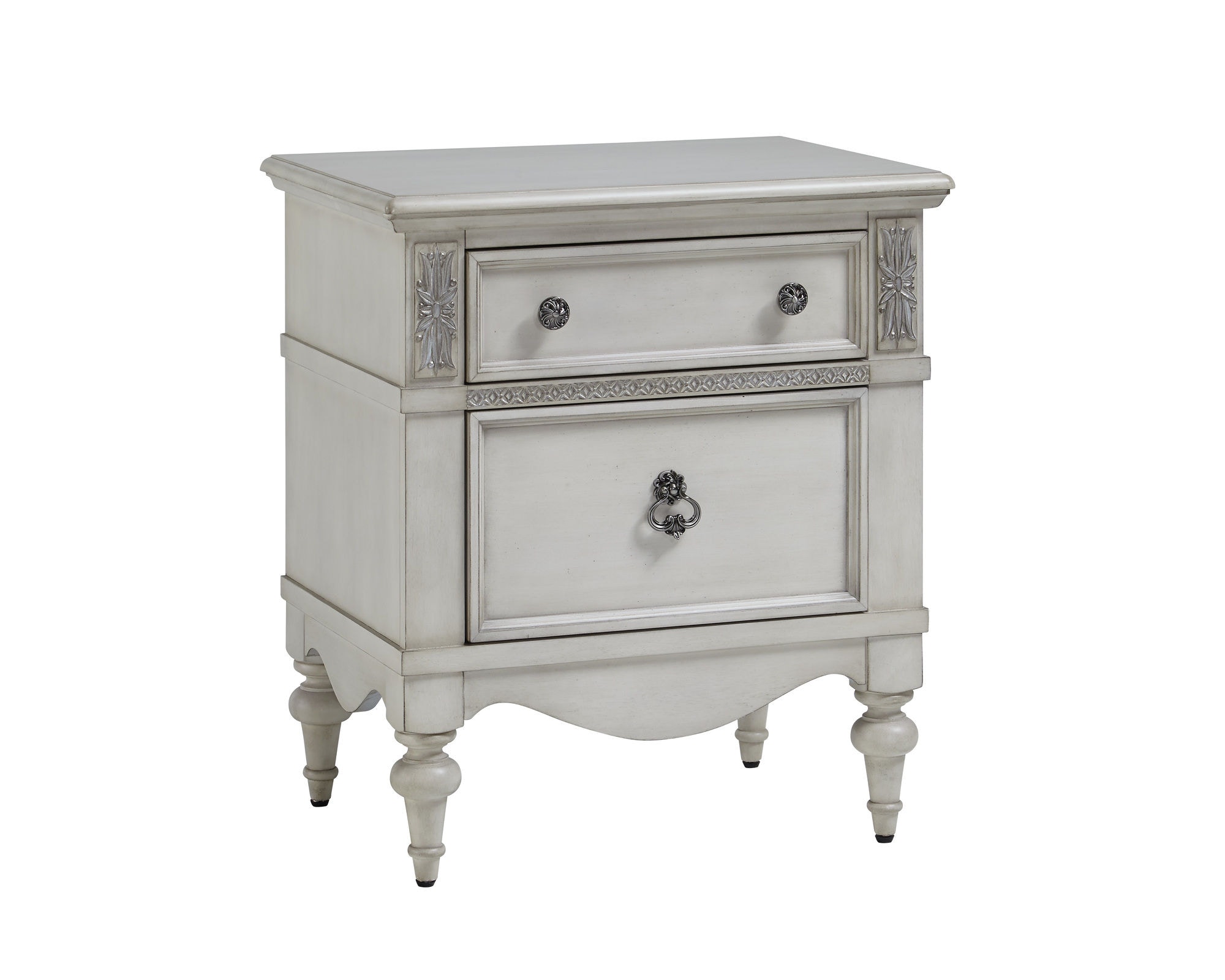 Standard Furniture Bedroom Giselle 2 Drawer Nightstand White