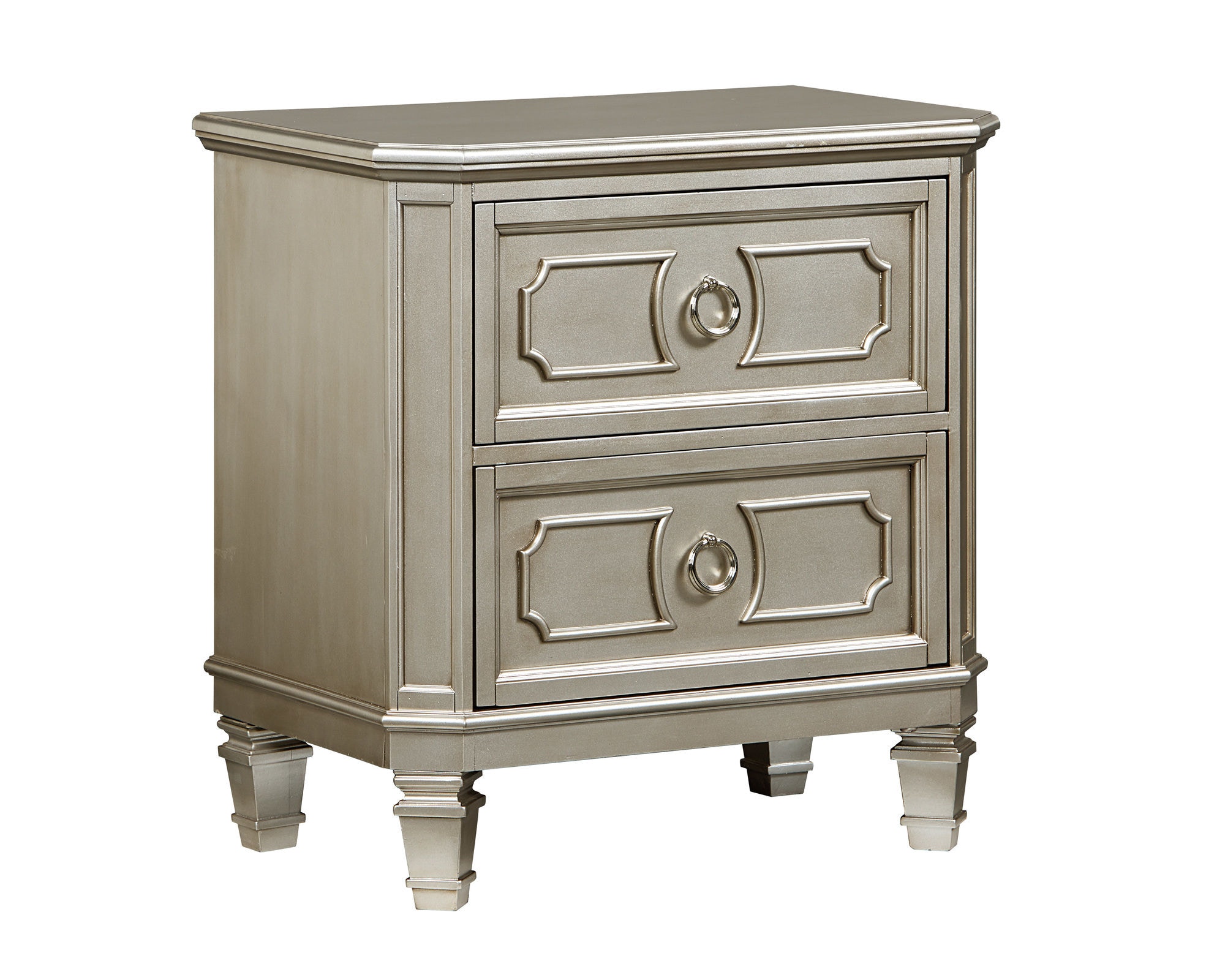 Windsor Nightstand Silver