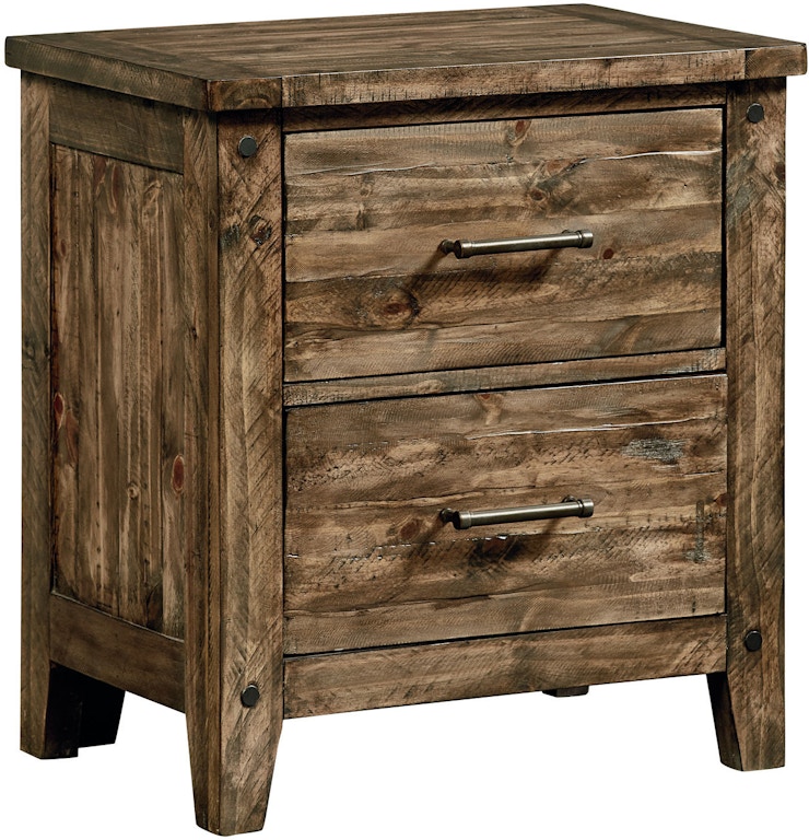 Standard Furniture Bedroom Nelson 2 Drawer Nightstand Rustic Pine Bedroom Nelson 2 Drawer Nightstand