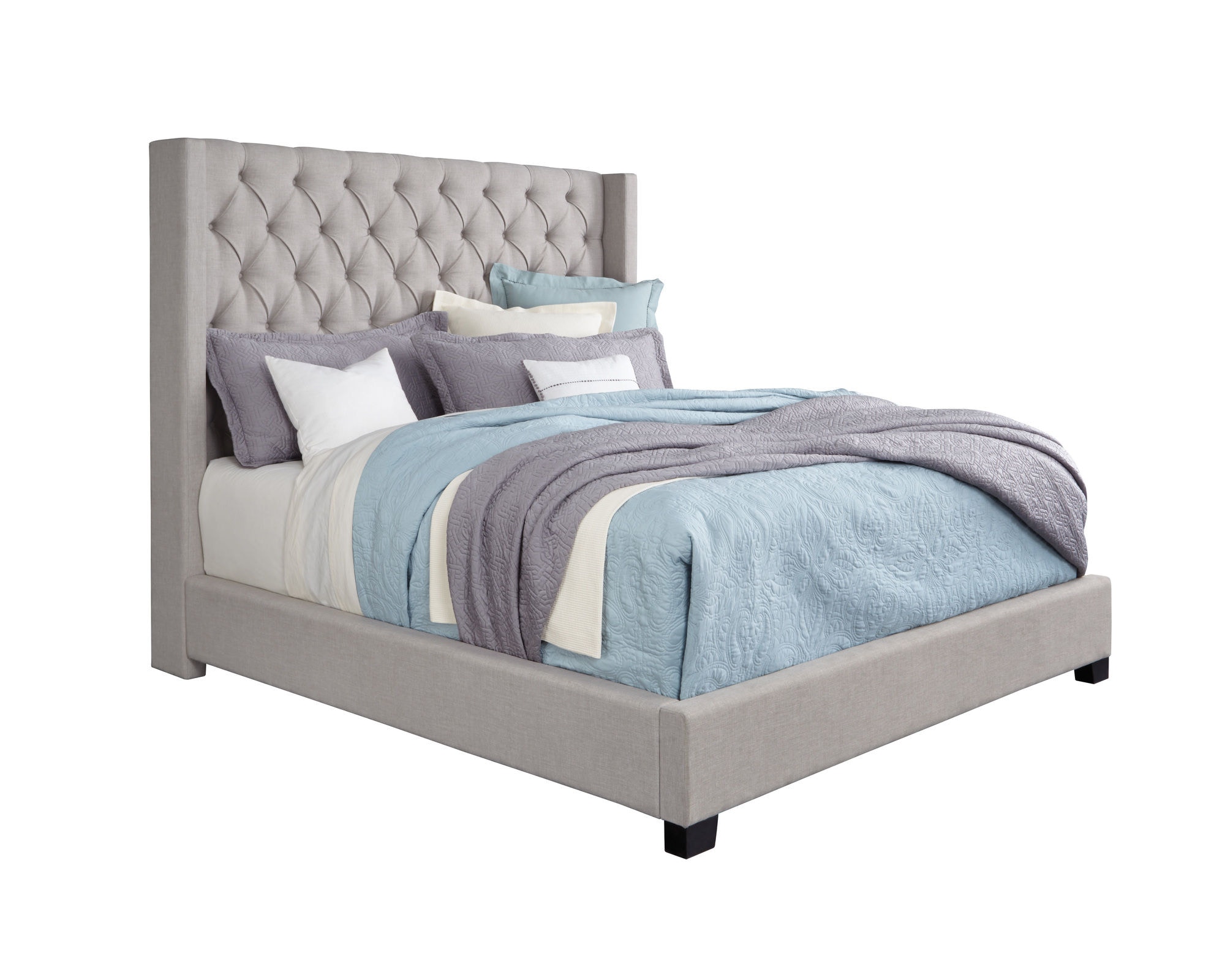 Standard Furniture Bedroom Westerly Queen Bed Light Grey
