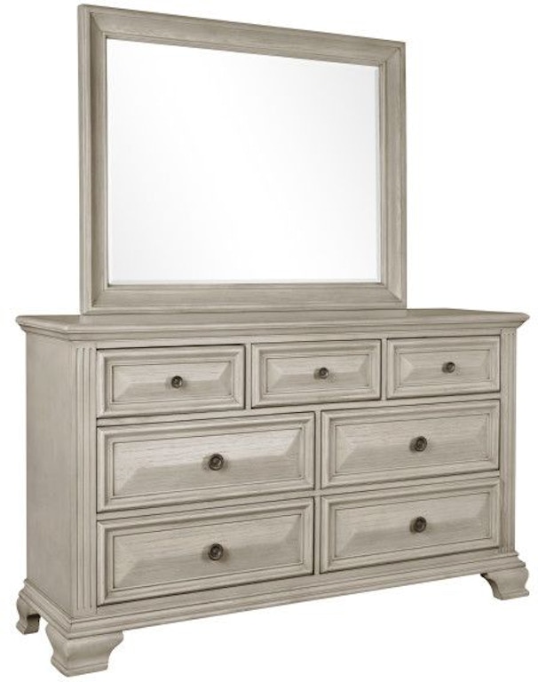 Standard Furniture Bedroom Passages Light Dresser And Mirror 87909