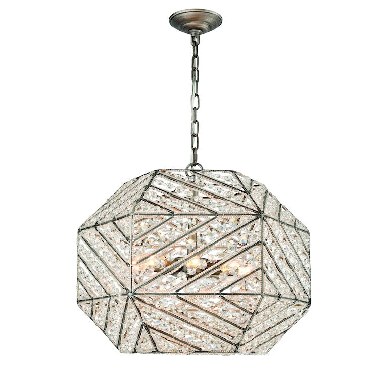 confetti cube pendant by currey and co