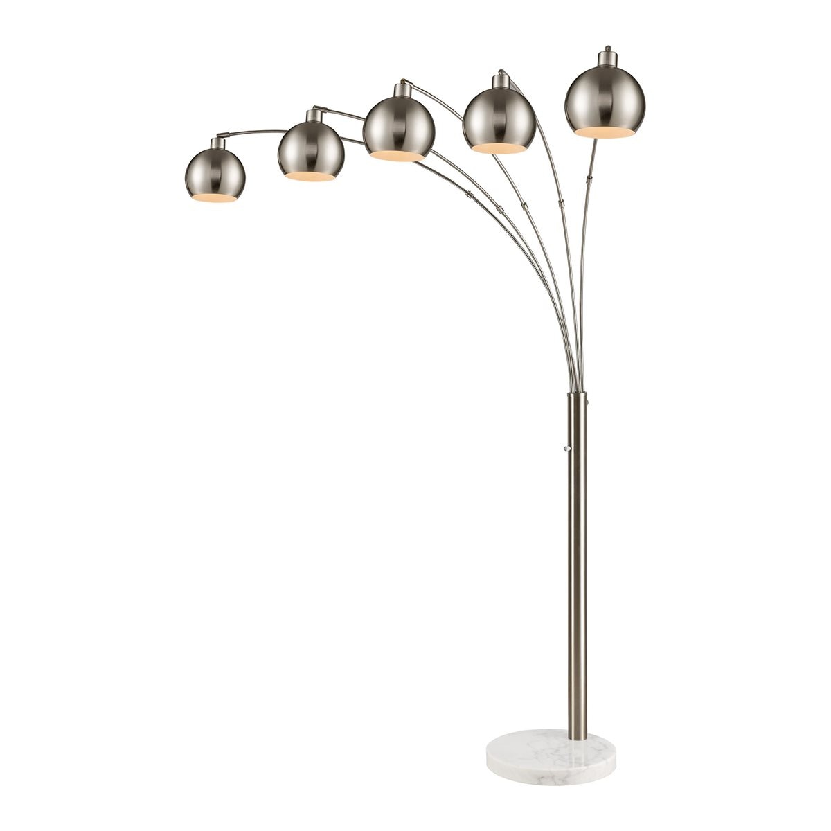 arc 5 light floor lamp