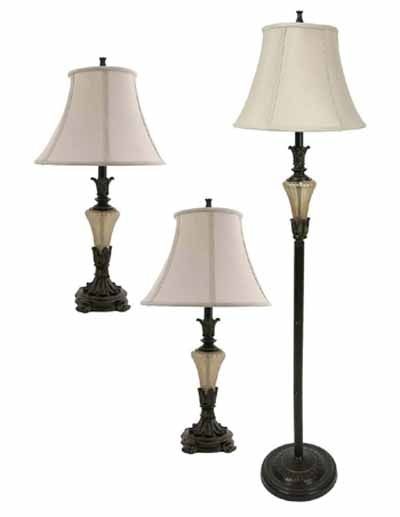 4 piece online lamp set