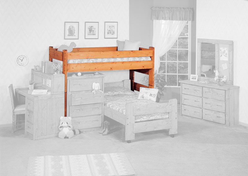 Trendwood Youth Apache Loft Bed Frame Four States Furniture Texarkana Tx Hope Ar