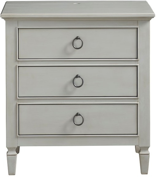 Universal Furniture Summer Hill - French Gray Nightstand 986350