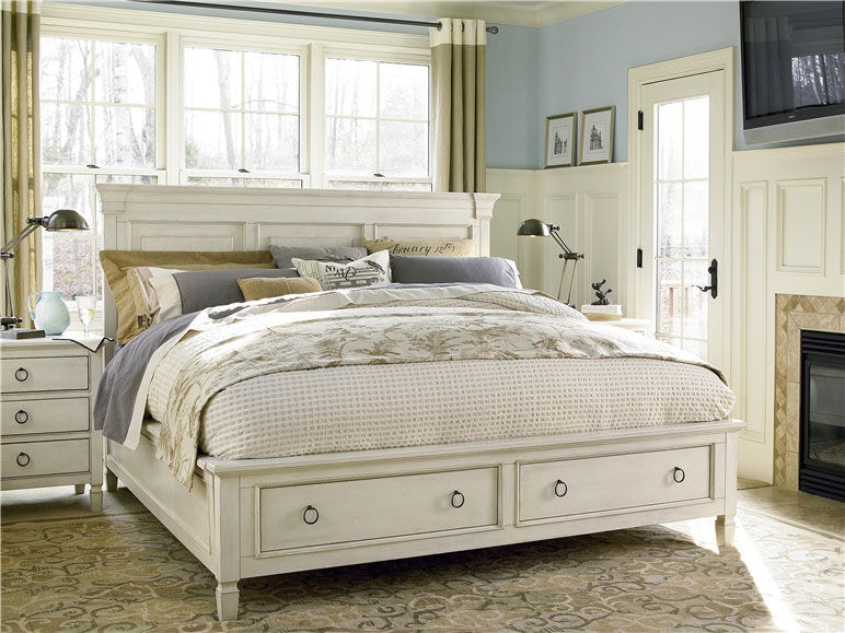 Universal Furniture Bedroom Storage Queen Bed 987250SB Norwood Furniture
