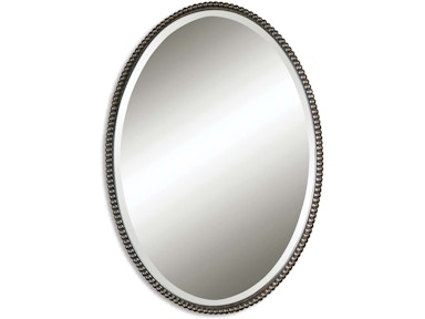 Uttermost Sherise Bronze Oval Mirror 01101 B