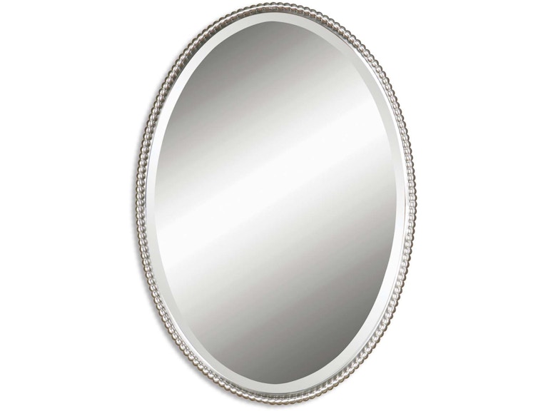 Uttermost Sherise Brushed Nickel Oval Mirror 01102 B 01102 B