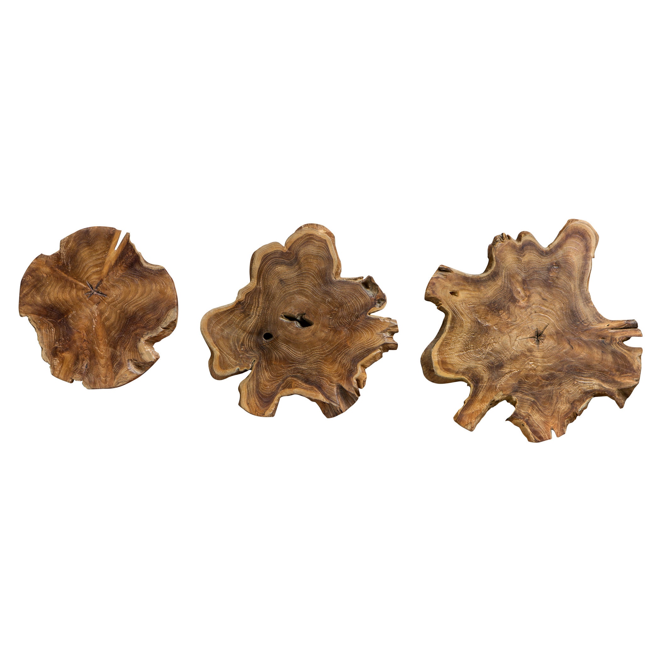 TheArth × NATAL DESIGN 床上手 AIOT! ver. Kalani Teak Wall Art Set/3 UT04085