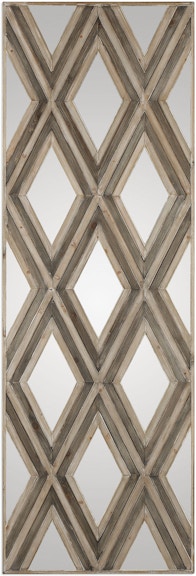Uttermost Tahira Geometric Argyle Pattern Wall Mirror 4116 04116