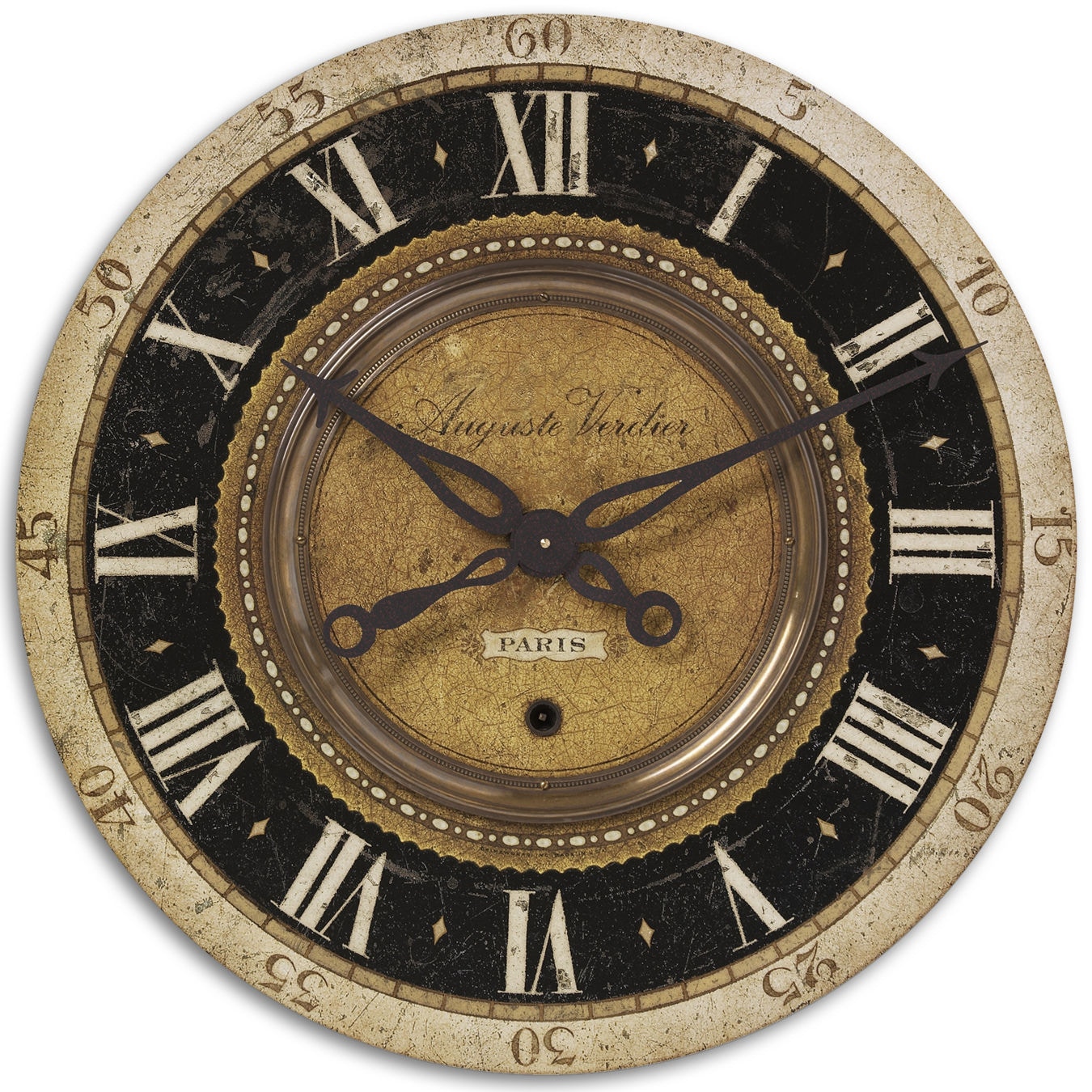 Uttermost Auguste Verdier Auguste Verdier 27'' Wall Clock 06028