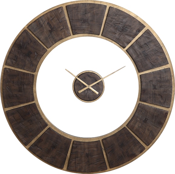 Uttermost Kerensa Wooden Wall Clock 6102 06102