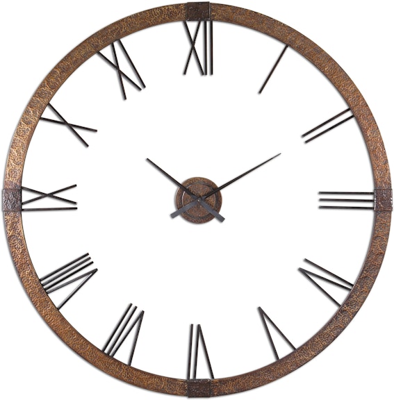 Uttermost Amarion 60 Copper Wall Clock 6655 06655