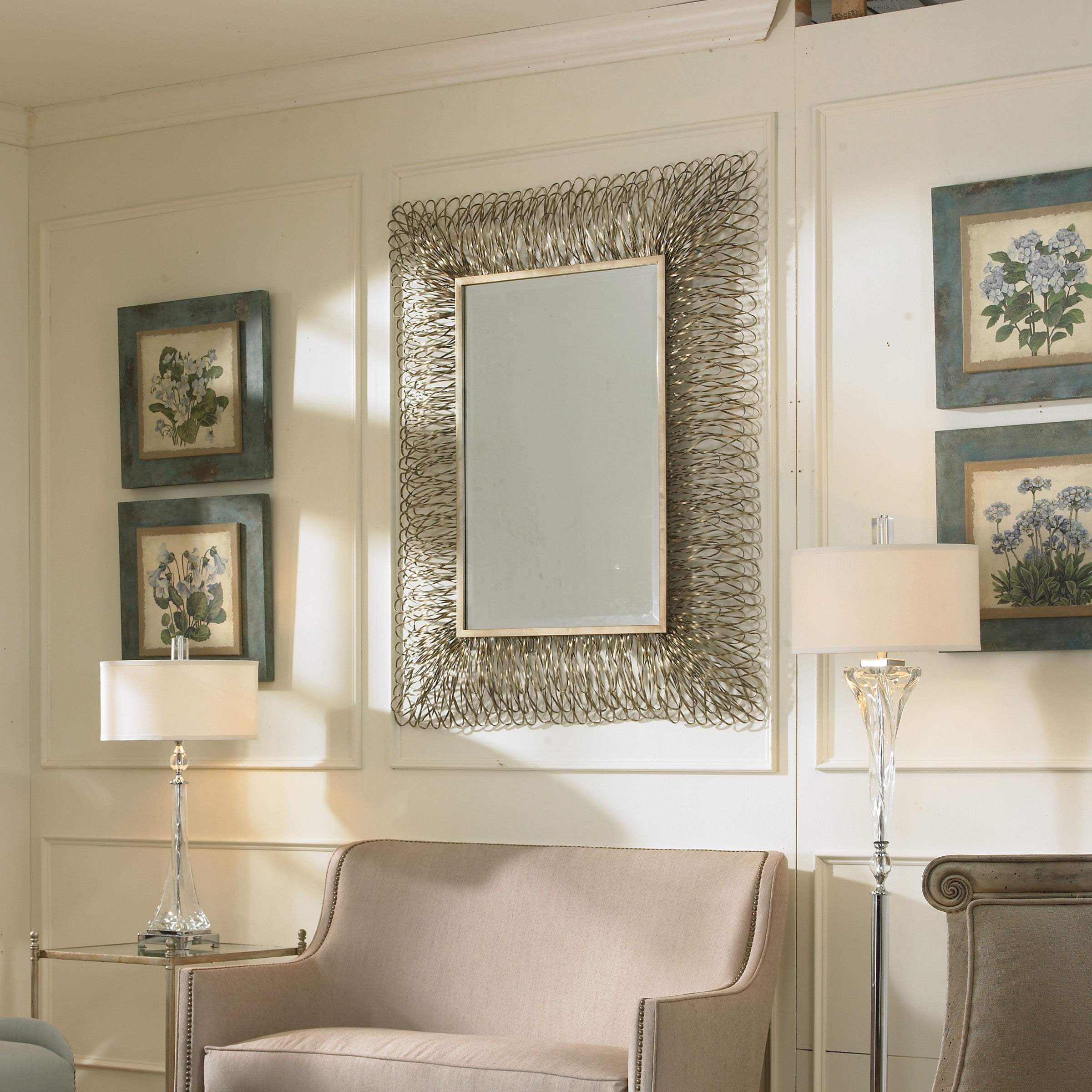 Uttermost Accessories Corbis Decorative Metal Mirror 07627 West Coast Living Orange County And