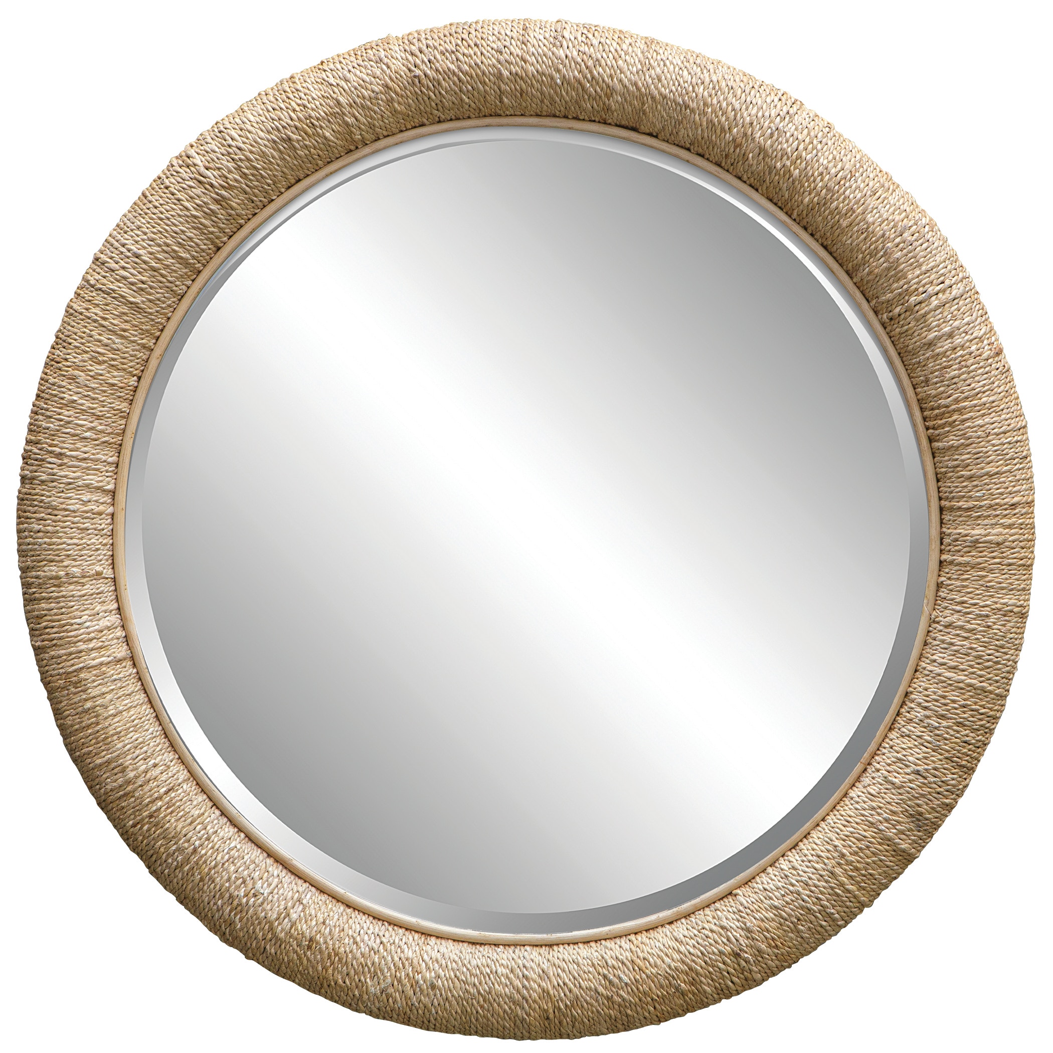 Hemispheres Large Mirror 2024 with Inner Weave