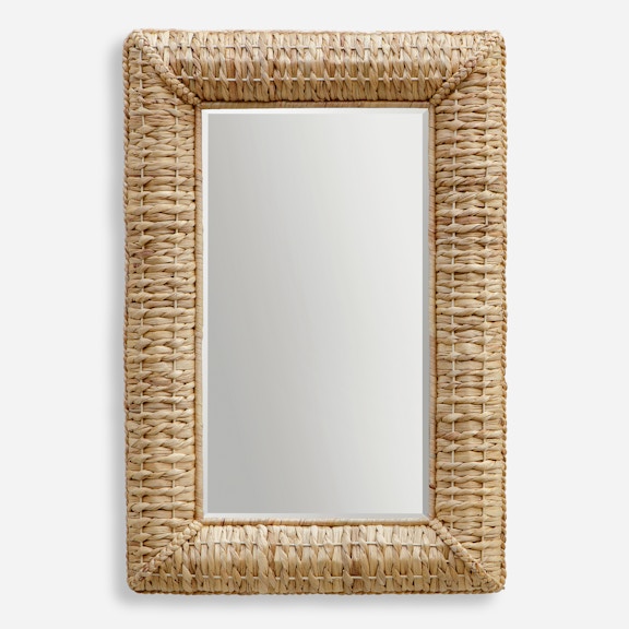 Uttermost Twisted Seagrass Rectangle Mirror 08180