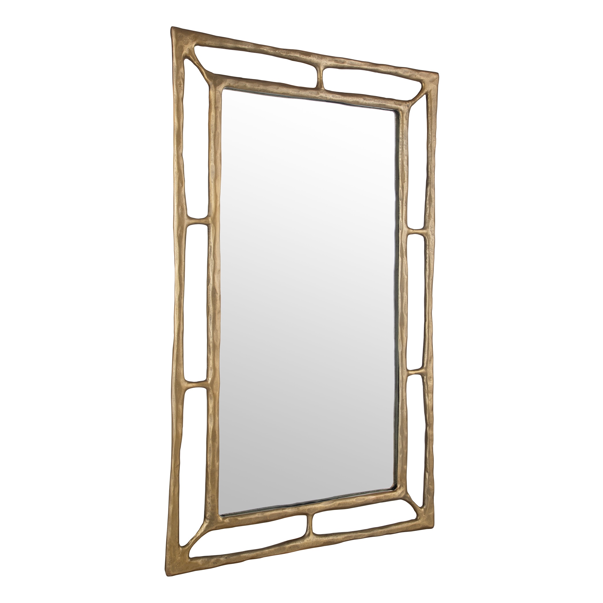Felix Brass Rectangle Mirror UT08186